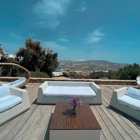 Dreamy Boho 5bed With Pool And Ocean View Villa Mykonos Town