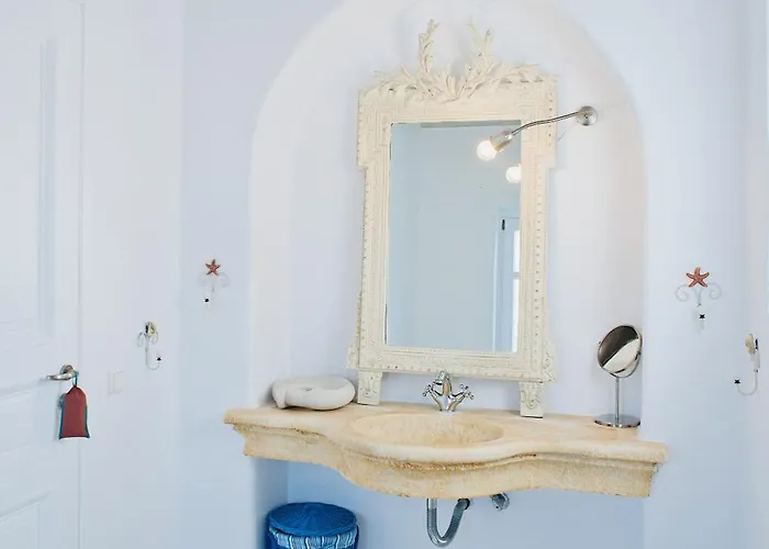 빌라 Dreamy Boho 5bed With Pool And Ocean View Mykonos Town