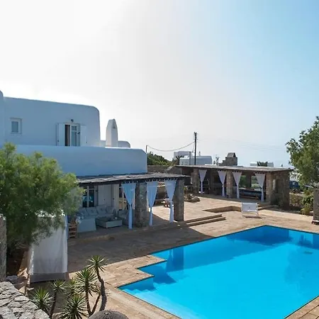 Вилла Dreamy Boho 5bed With Pool And Ocean View Mykonos Town