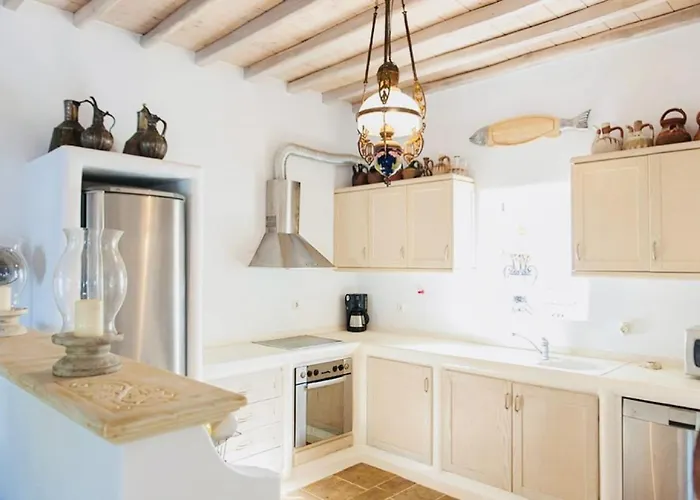 Dreamy Boho 5bed With Pool And Ocean View * Mykonos Town