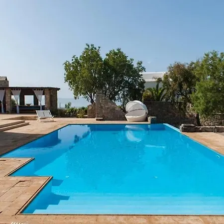 Dreamy Boho 5bed With Pool And Ocean View 빌라 Mykonos Town