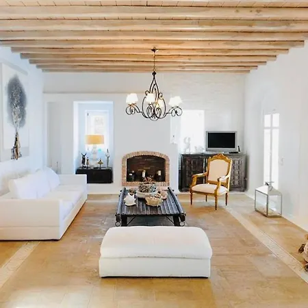 Dreamy Boho 5bed With Pool And Ocean View 别墅 Mykonos Town